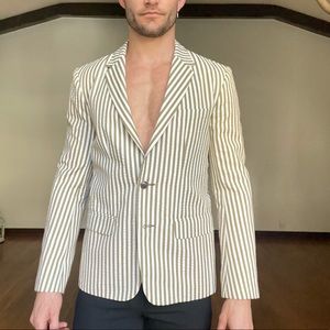 Mr. Turk striped blazer 40R